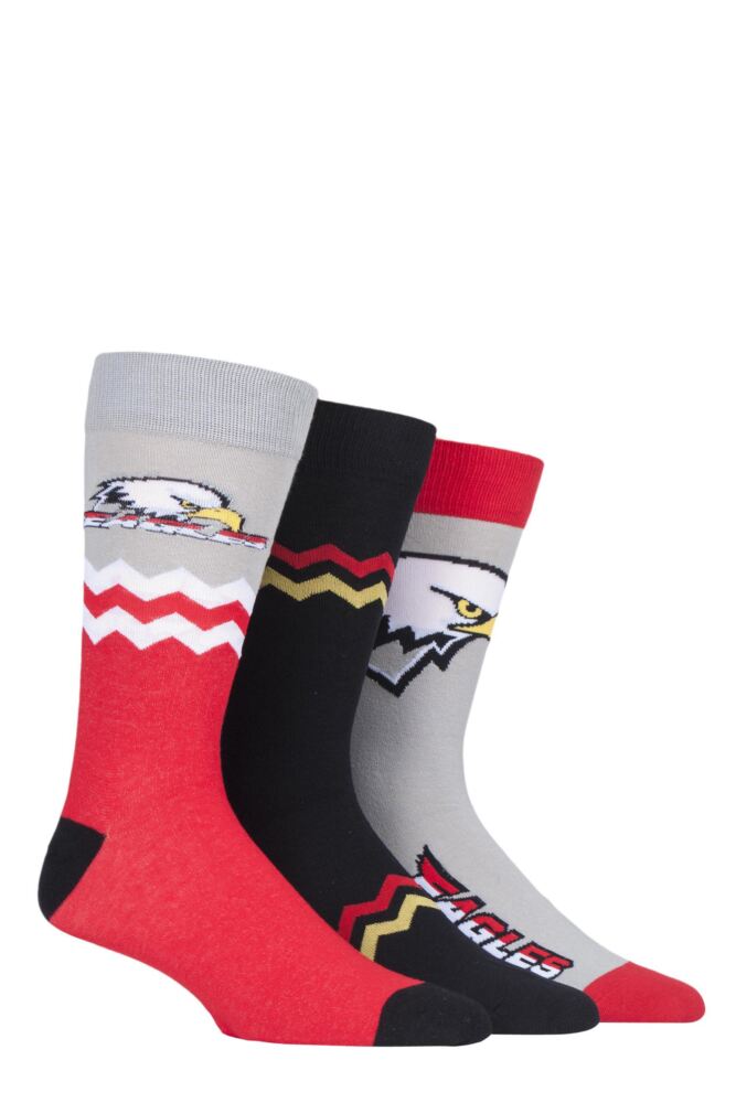 Sockshop WildfeetMens Cotton Novelty Socks 3-Pair