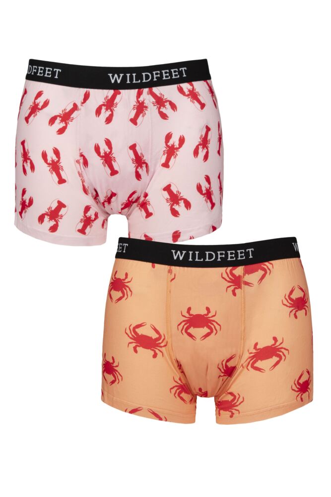 Sockshop WildfeetMens Patterned Trunks 2-Pack