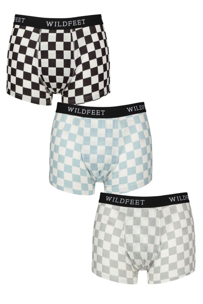 Sockshop WildfeetMens Patterned Trunks 3-Pack