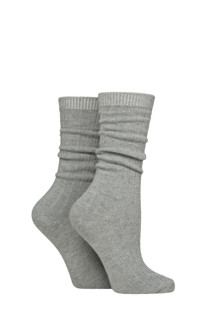 Sockshop WildfeetWomens Slouch Socks 2-Pair