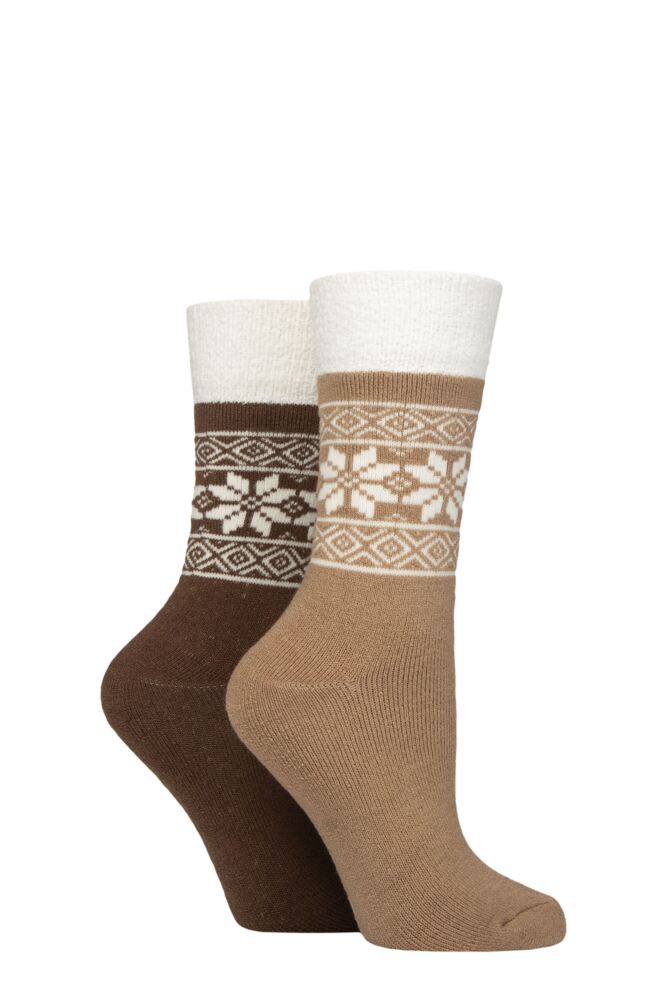 Sockshop WildfeetWomens Thermal Socks 2-Pair