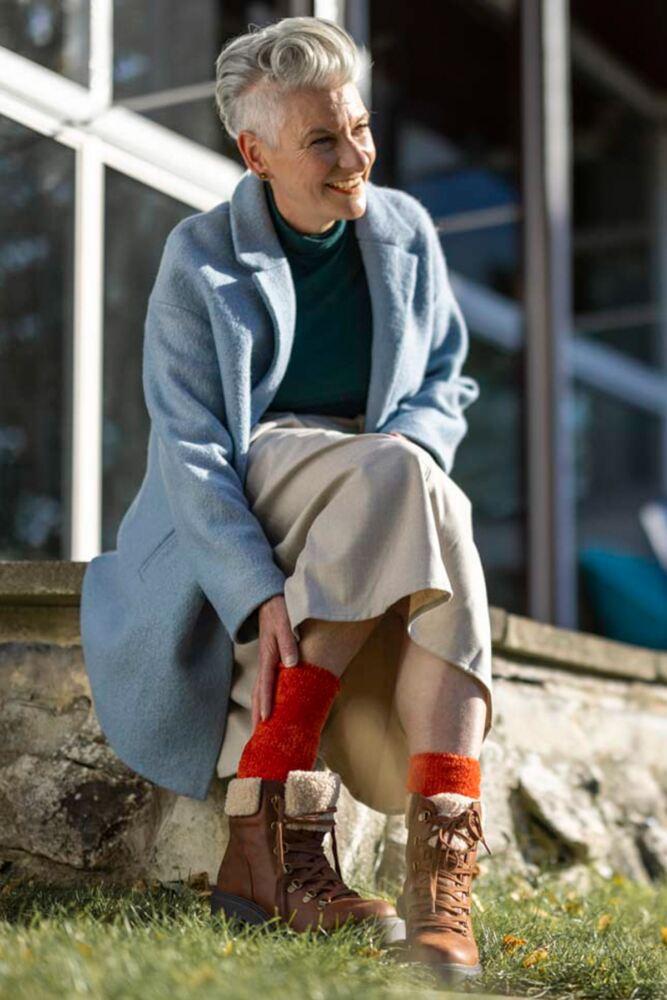 SOCKSHOP Womens Chenille Boot Socks 2-Pair