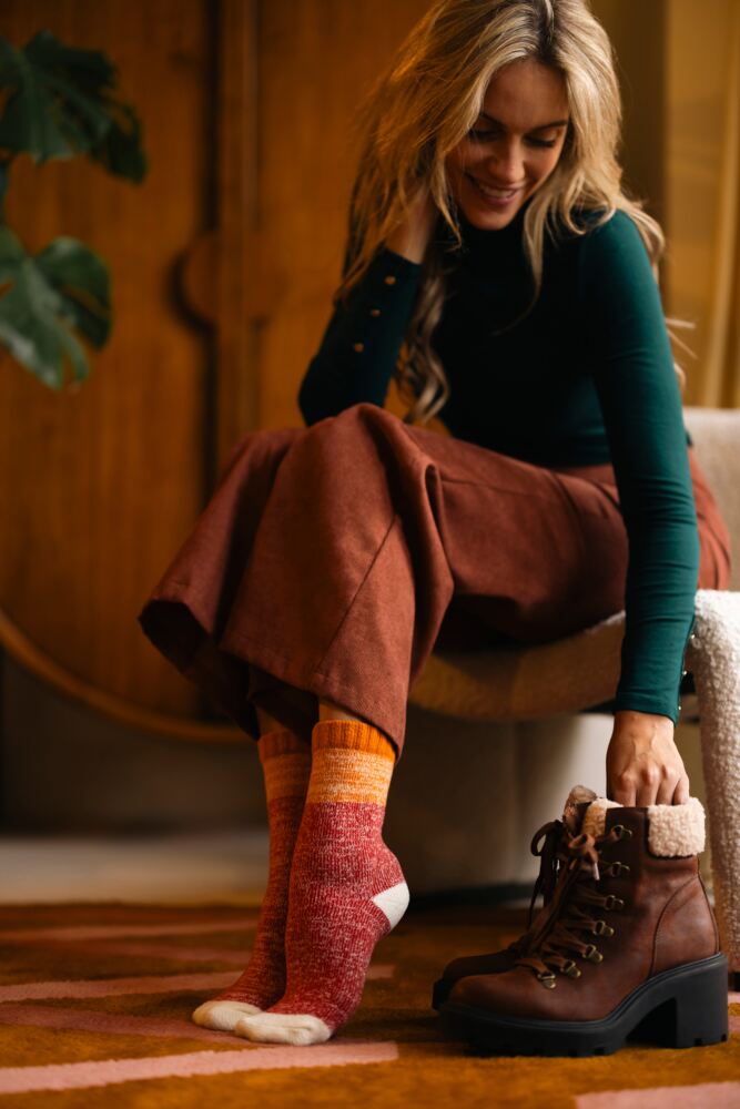 SOCKSHOP Womens Velvet Soft Boot Socks 2-Pair