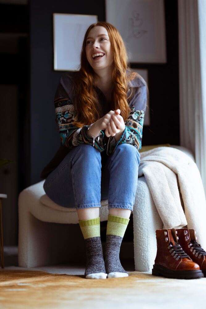 SOCKSHOP Womens Velvet Soft Boot Socks 2-Pair