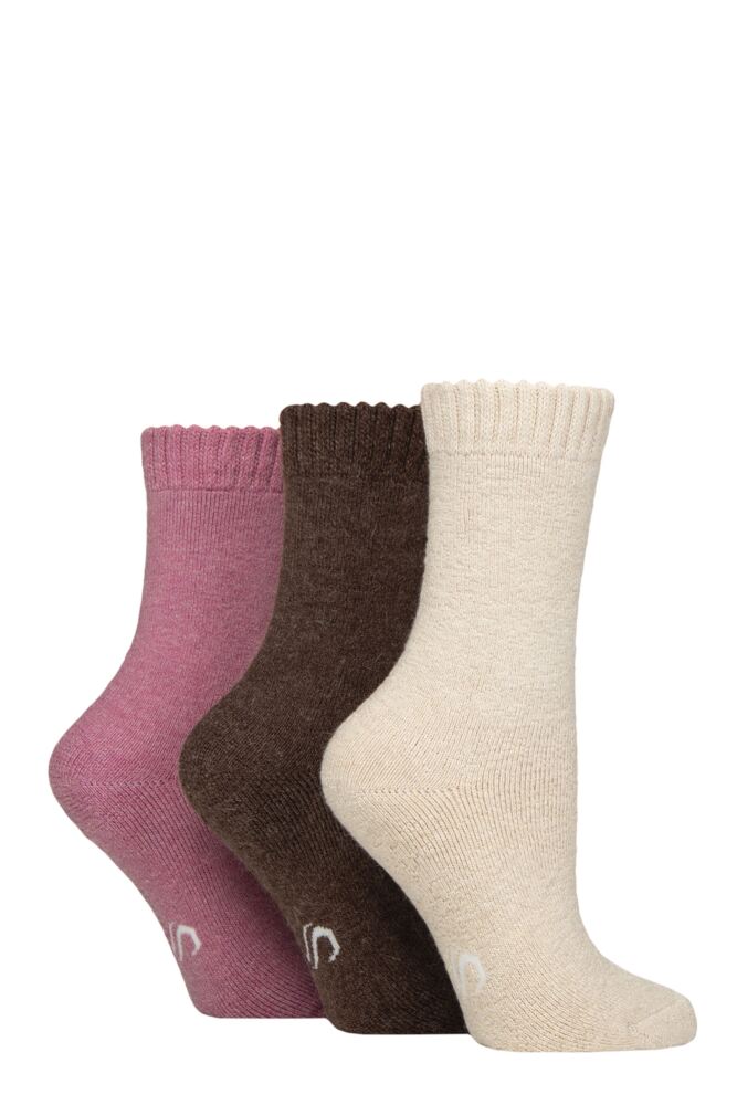 SOCKSHOP Womens Wool Blend Thermal Socks 3-Pair