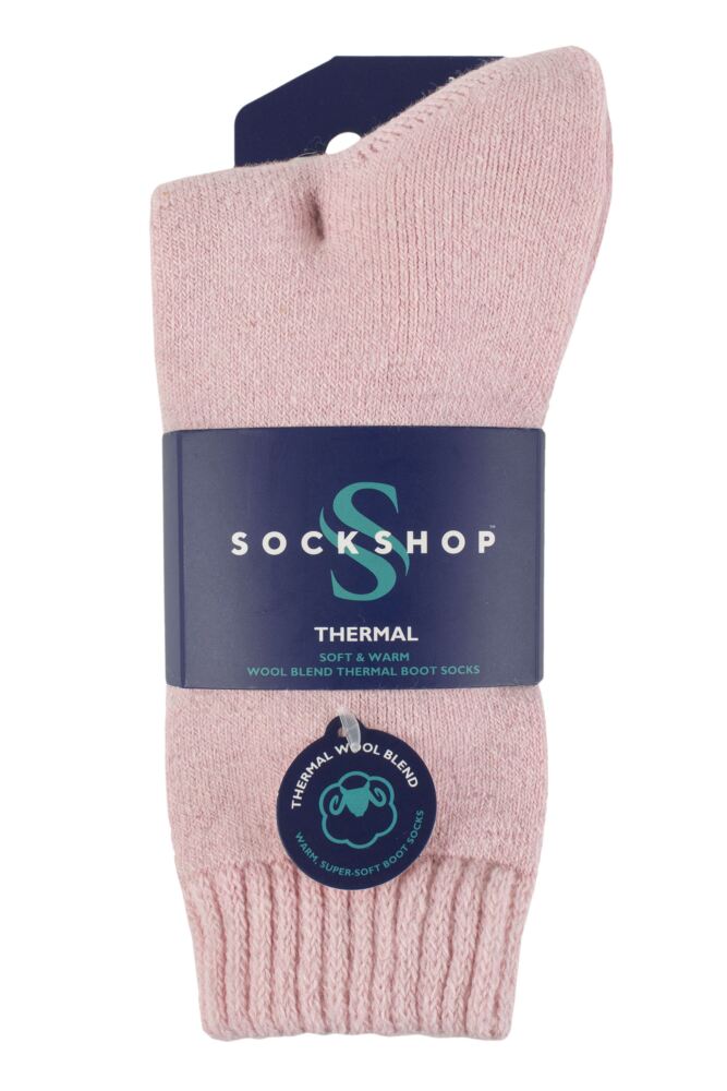 SOCKSHOP Womens Wool Blend Thermal Socks 3-Pair