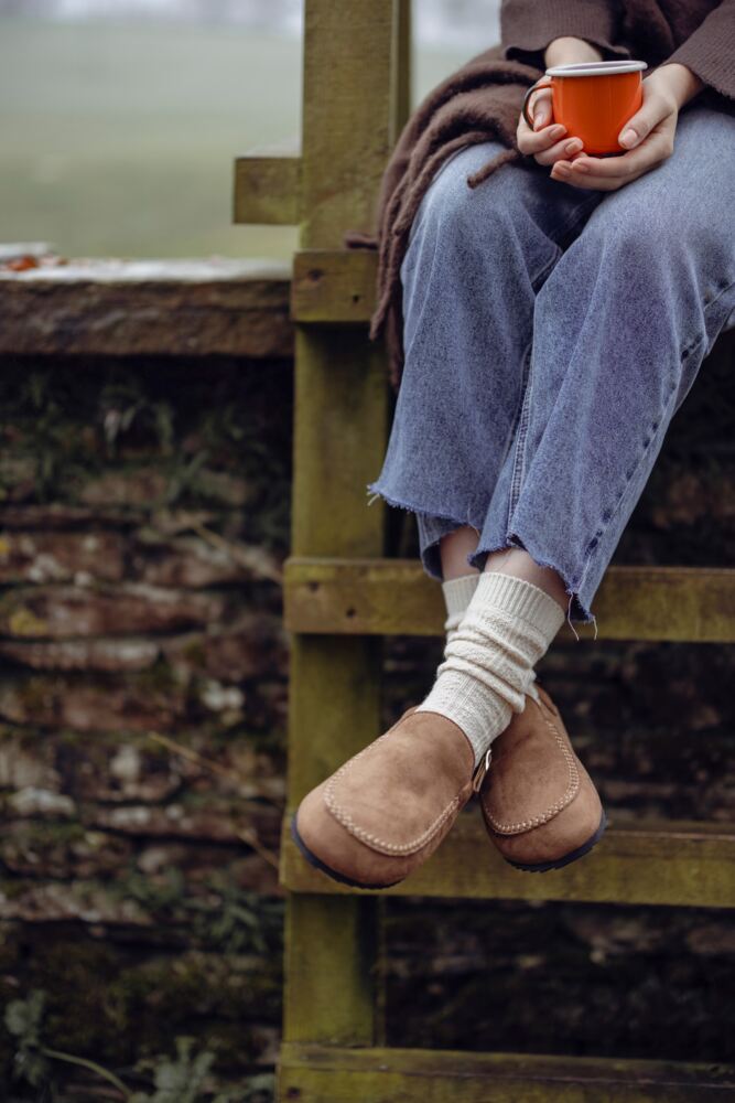 SOCKSHOP Womens Wool Mix Boot Socks 2-Pair