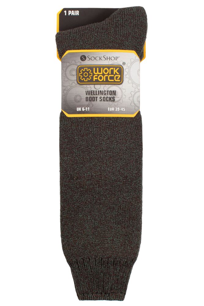 sockshop WorkforceMens Wool Wellington Boot Socks