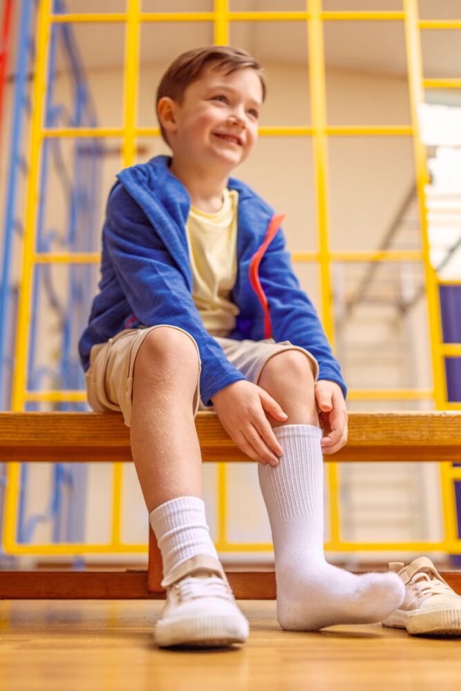 SOCKSHOP Boys And Girls Bamboo Cushioned Sports Socks With Comfort Cuffs And Smooth Toe Seams