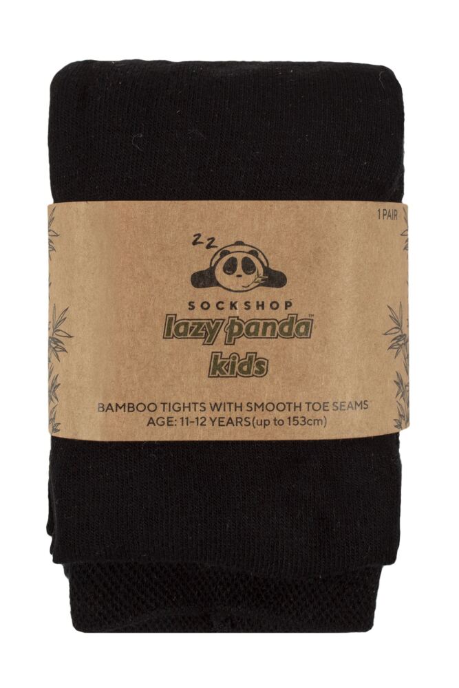SOCKSHOP Girls Bamboo Plain Tights with Smooth Toe Seams