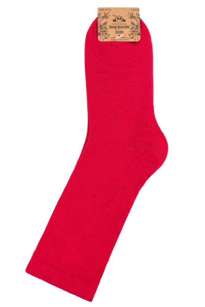 SOCKSHOP Kids Bamboo Plain & Striped Socks with Comfort Cuff & Smooth Toe Seams