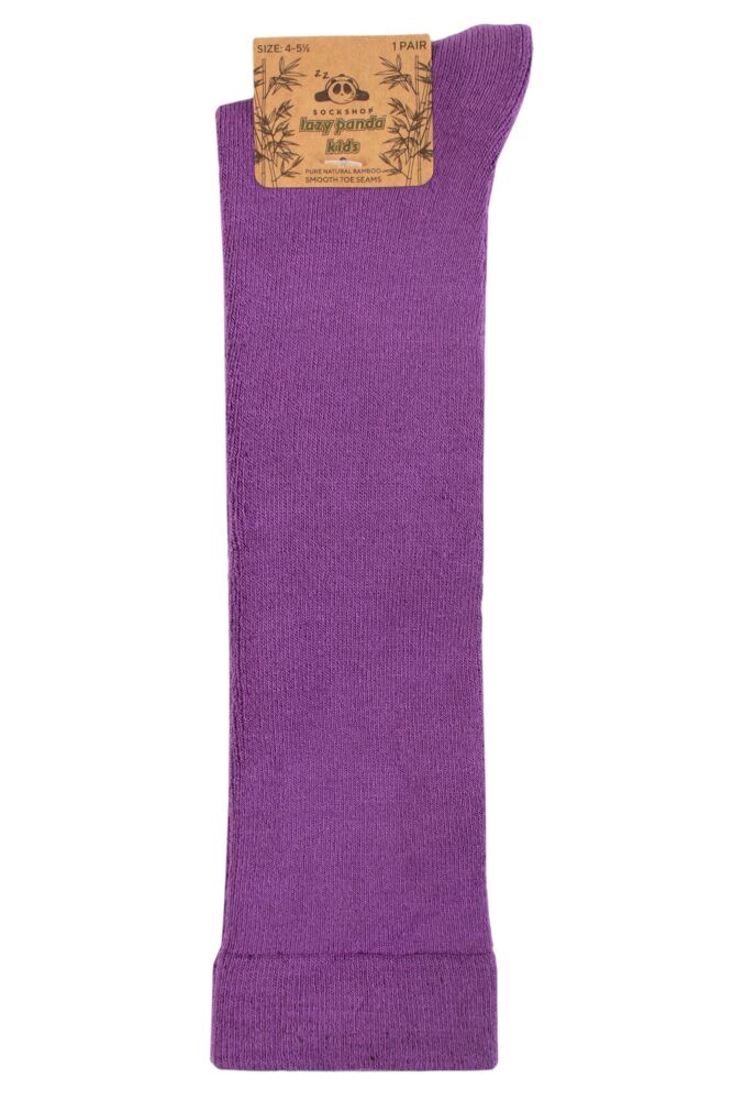 SOCKSHOP Kids Bamboo Plain Wellyboot Full Cushion Socks with Comfort Cuff & Smooth Toe Seams