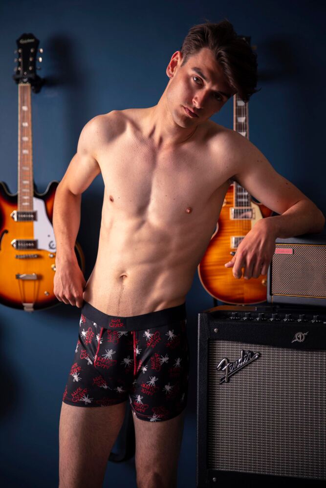 SOCKSHOP Mens Alice Cooper 'Constrictor' Boxer Shorts 2-Pack Gift Box