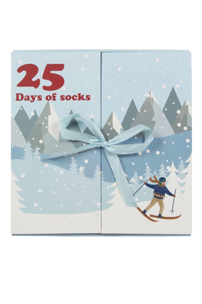 SOCKSHOP Mens And Womens Bamboo Christmas Advent Calendar - 25 Pair