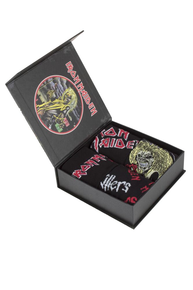 SOCKSHOP Mens And Womens Iron Maiden 'Killers' Cotton Socks 4-Pair Gift Box