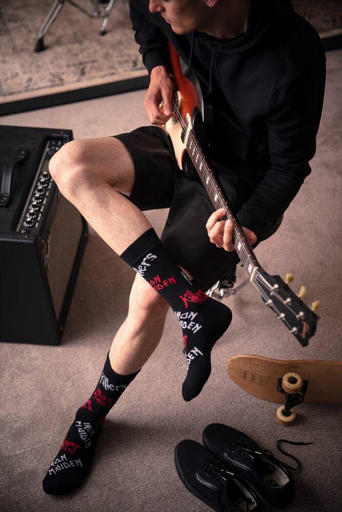 SOCKSHOP Mens And Womens Iron Maiden 'Killers' Cotton Socks 4-Pair Gift Box
