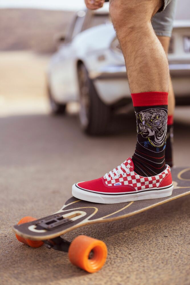 SOCKSHOP Mens And Womens Iron Maiden 'The Number Of The Beast' Cotton Socks 4-Pair Gift Box