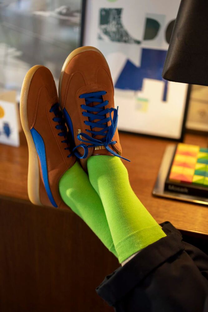 SOCKSHOP Mens Bamboo Colour Burst Socks With Smooth Toe Seams