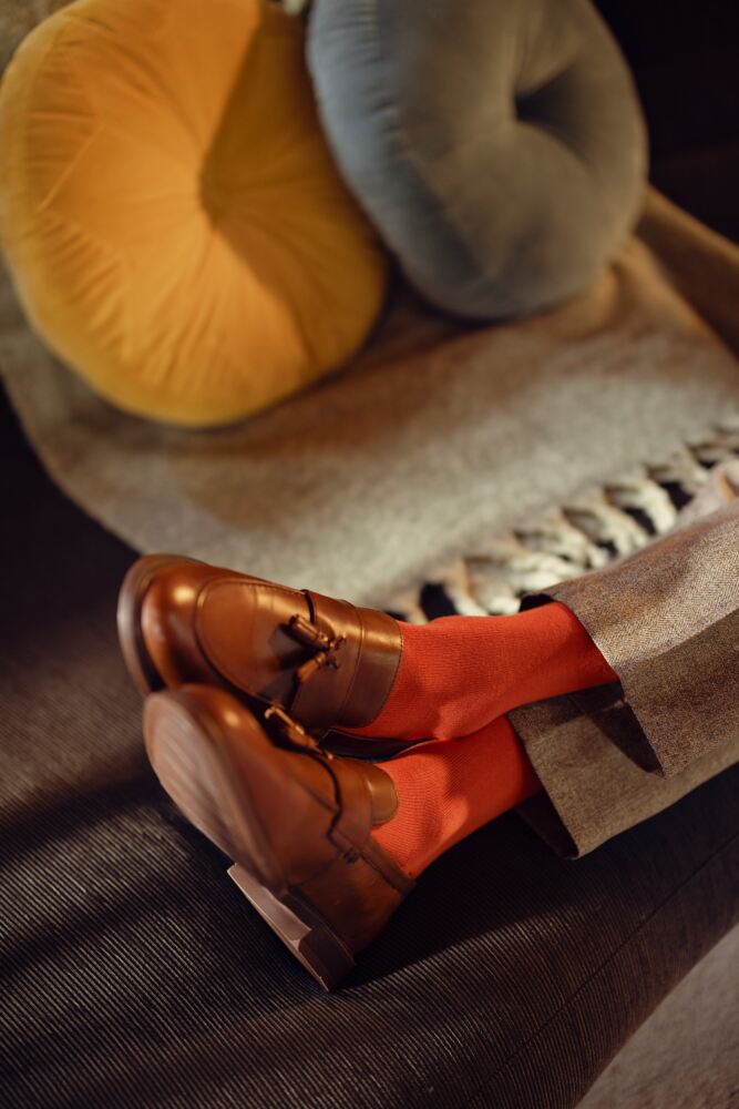 SOCKSHOP Mens Bamboo Colour Burst Socks With Smooth Toe Seams
