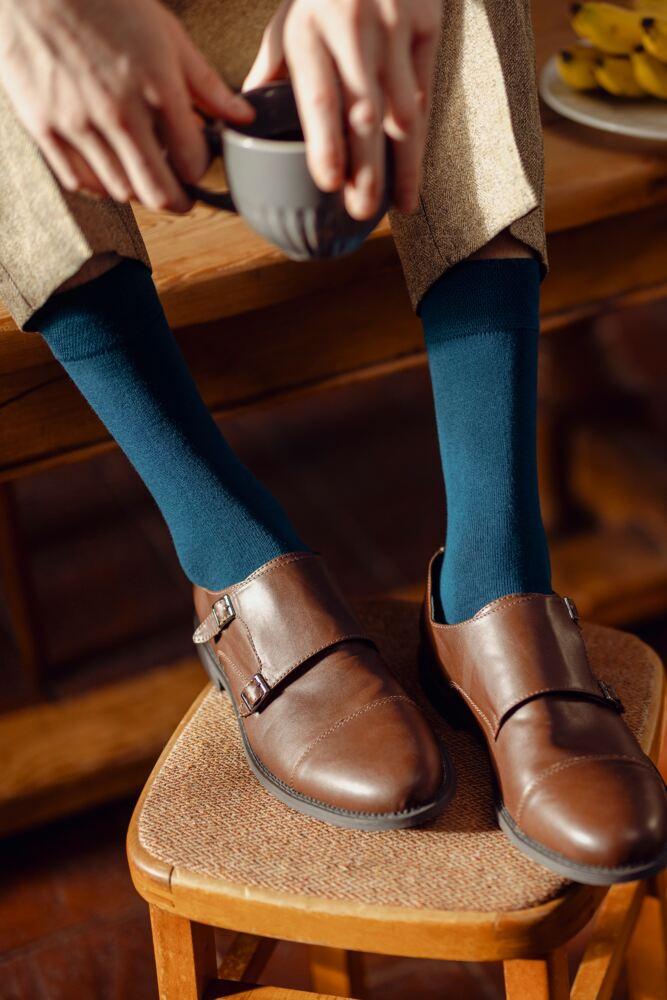 SOCKSHOP Mens Bamboo Plain Striped & Patterned Socks 5-Pair