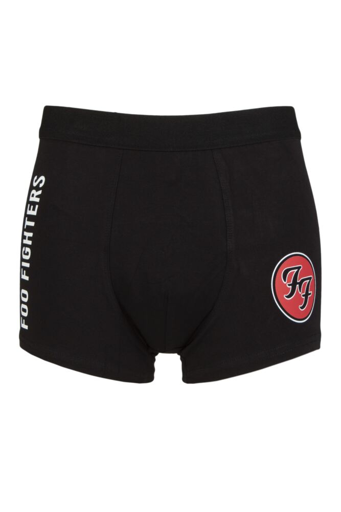 SOCKSHOP Mens Cotton Music Collection Foo Fighters Boxer Shorts