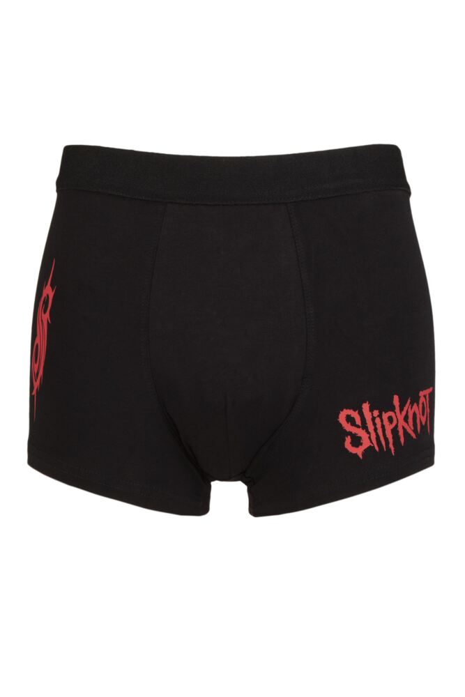 SOCKSHOP Mens Cotton Music Collection Slipknot Boxer Shorts