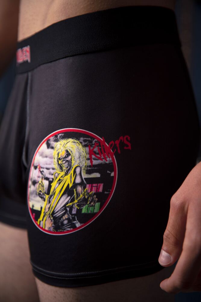 SOCKSHOP Mens Iron Maiden 'Killers' Boxer Shorts 2-Pack Gift Box