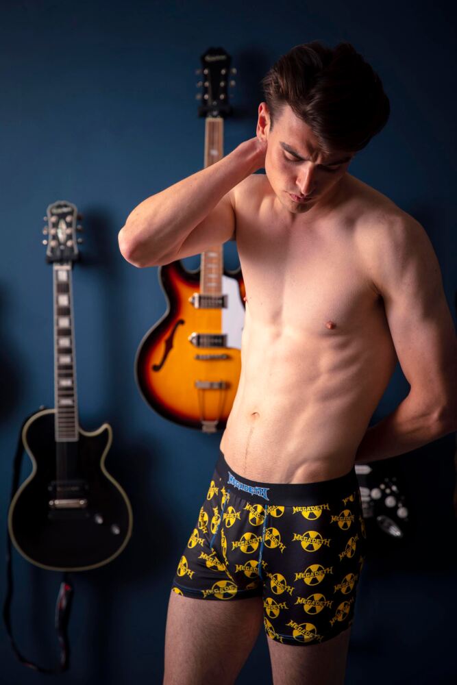 SOCKSHOP Mens Megadeth 'Rust In Peace' Boxer Shorts 2-Pack Gift Box