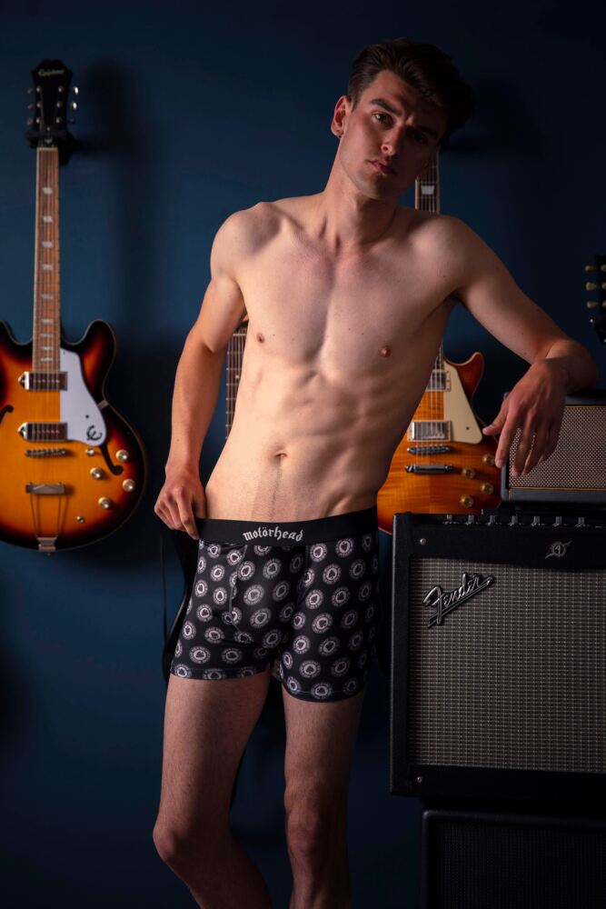 SOCKSHOP Mens Motörhead 'Ace Of Spades' Boxer Shorts 2-Pack Gift Box