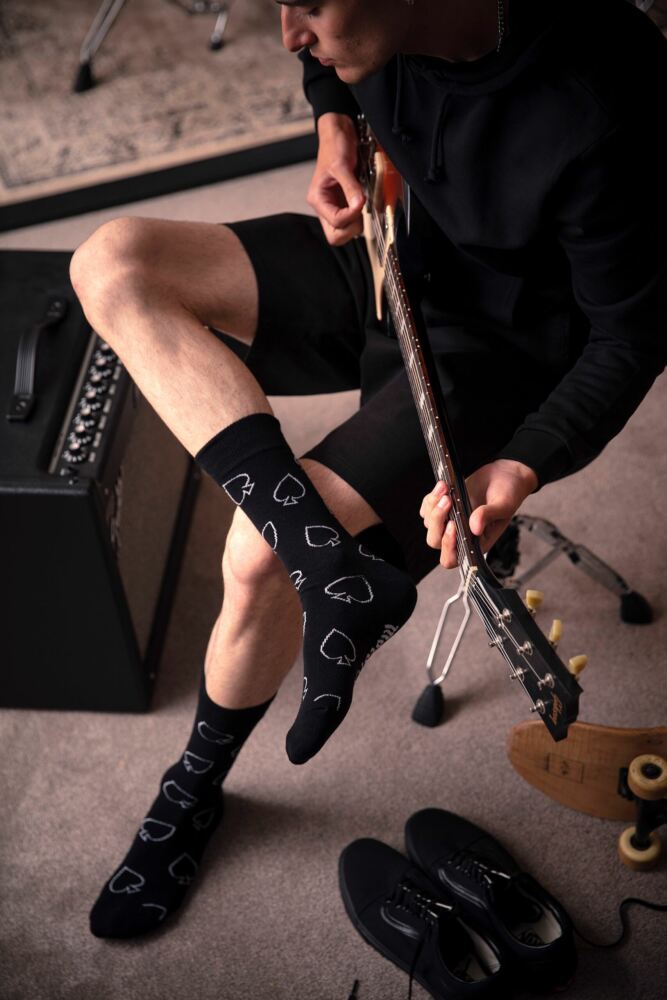 SOCKSHOP Mens Motörhead 'Ace Of Spades' Cotton Socks 4-Pair Gift Box