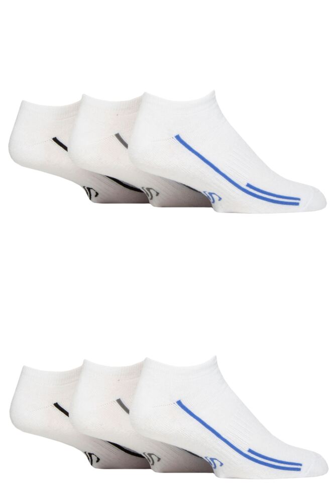 SOCKSHOP Mens Sport Performance Cushioned Trainer Socks 6-Pair