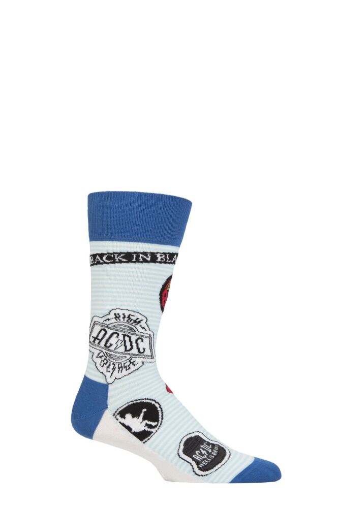 SOCKSHOP Mens & Womens Cotton Music Collection AC/DC Socks