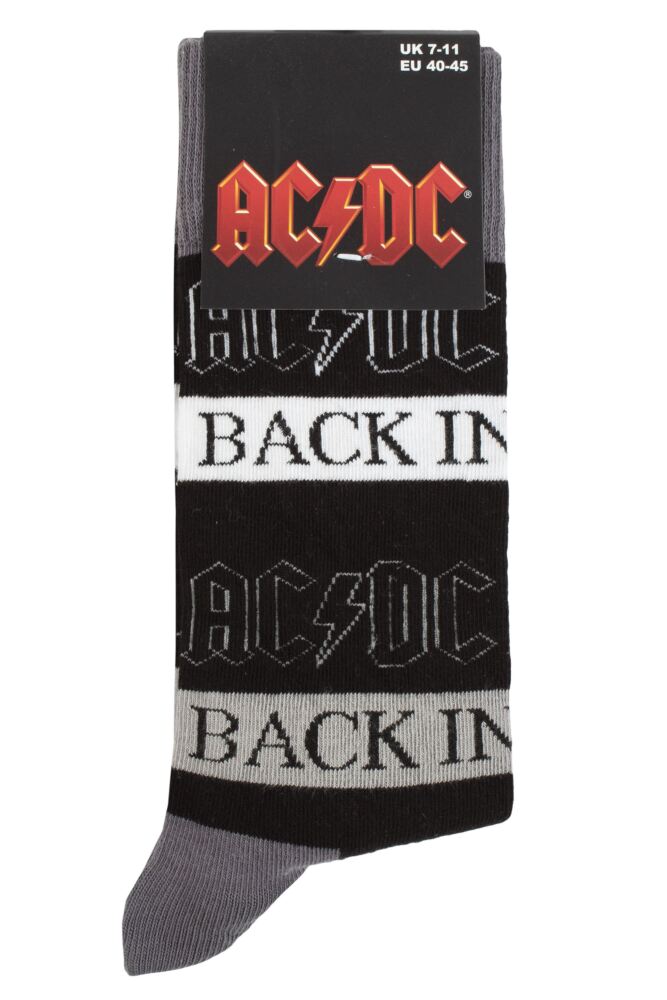 SOCKSHOP Mens & Womens Cotton Music Collection AC/DC Socks