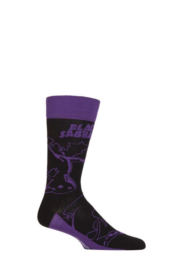 SOCKSHOP Mens & Womens Cotton Music Collection Black Sabbath Socks