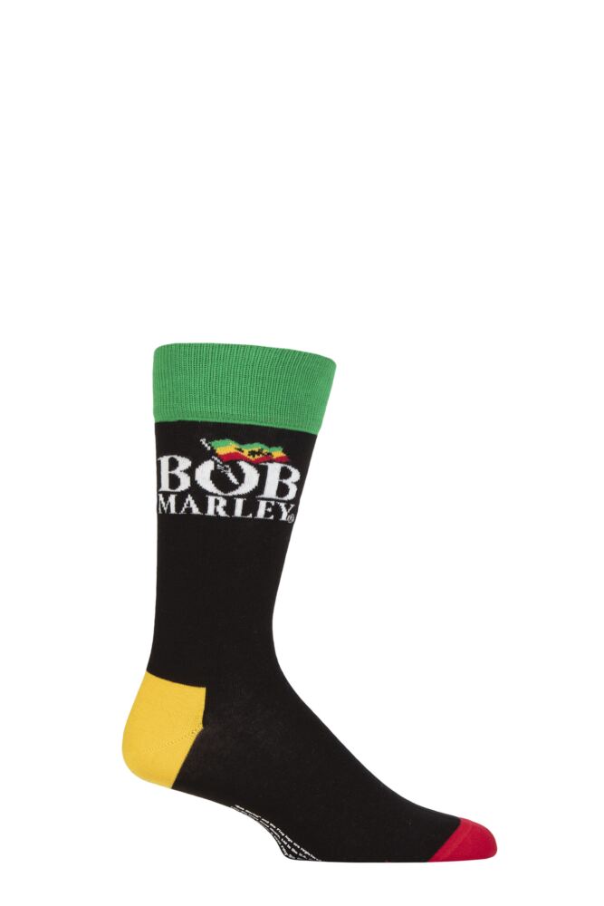 SOCKSHOP Mens & Womens Cotton Music Collection Bob Marley Socks
