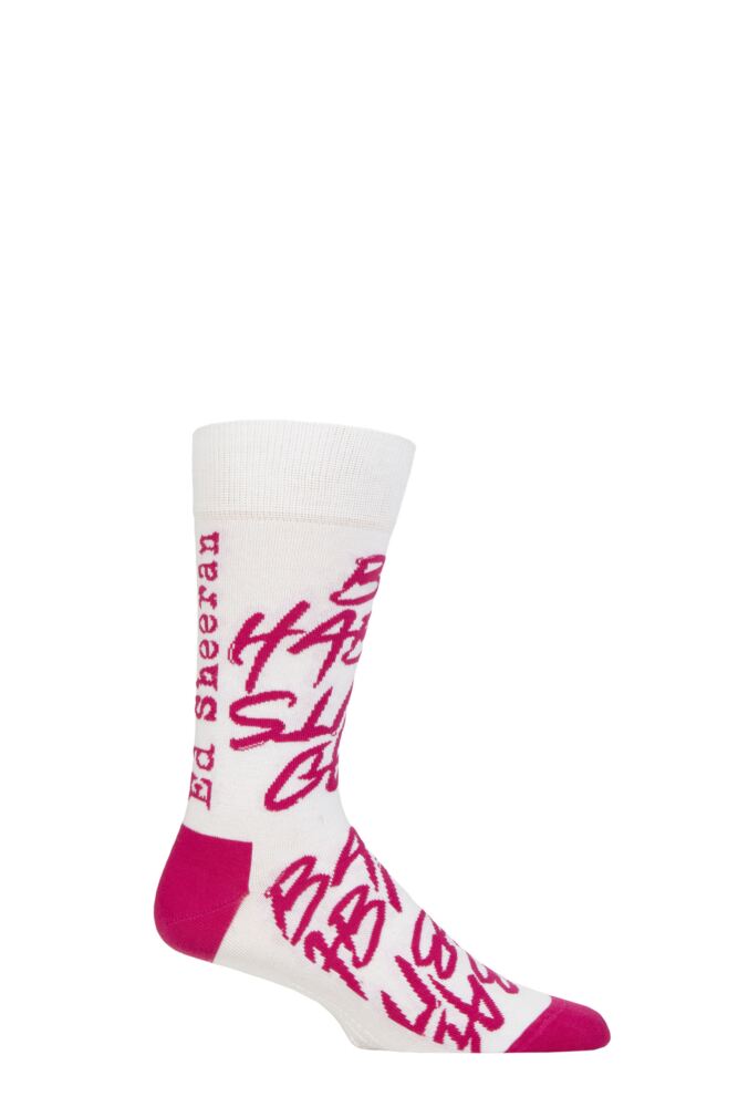 SOCKSHOP Mens & Womens Cotton Music Collection Ed Sheeran Socks