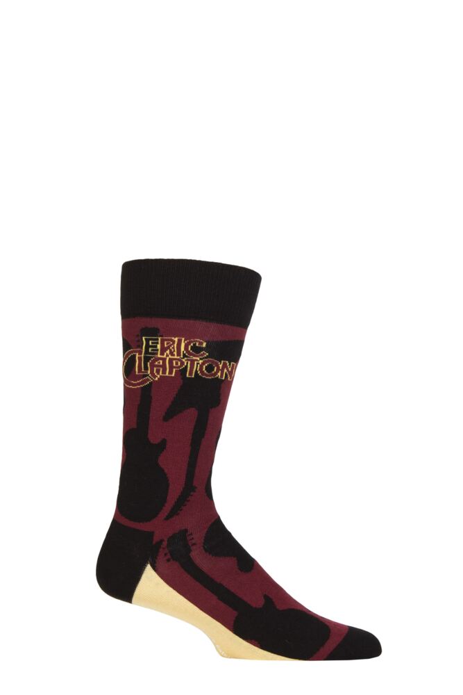 SOCKSHOP Mens & Womens Cotton Music Collection Eric Clapton Socks