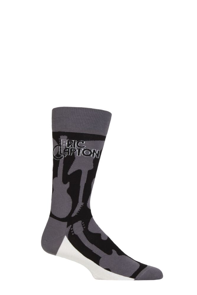 SOCKSHOP Mens & Womens Cotton Music Collection Eric Clapton Socks