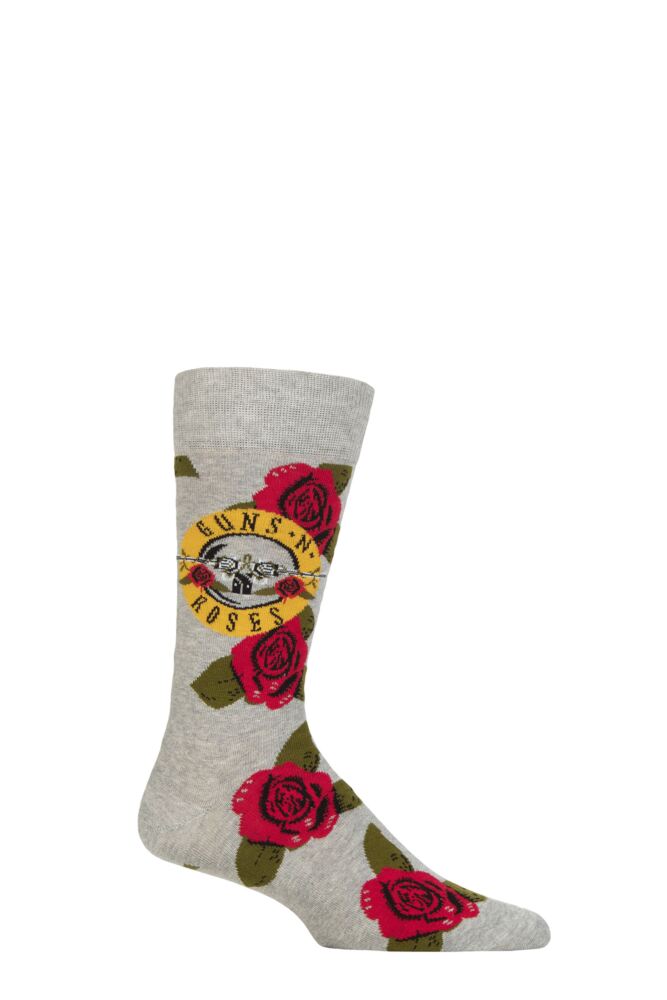 SOCKSHOP Mens & Womens Cotton Music Collection Guns N' Roses Socks