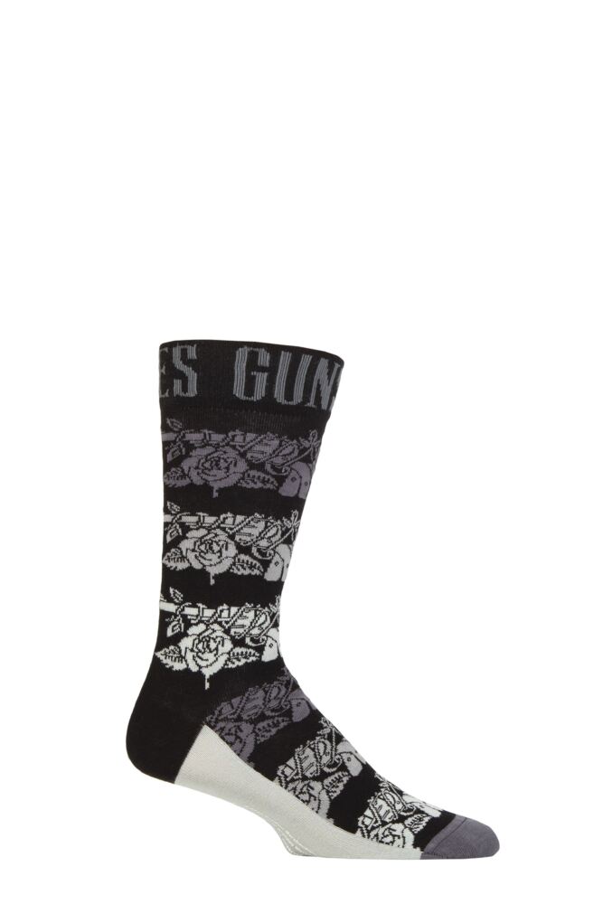 SOCKSHOP Mens & Womens Cotton Music Collection Guns N' Roses Socks