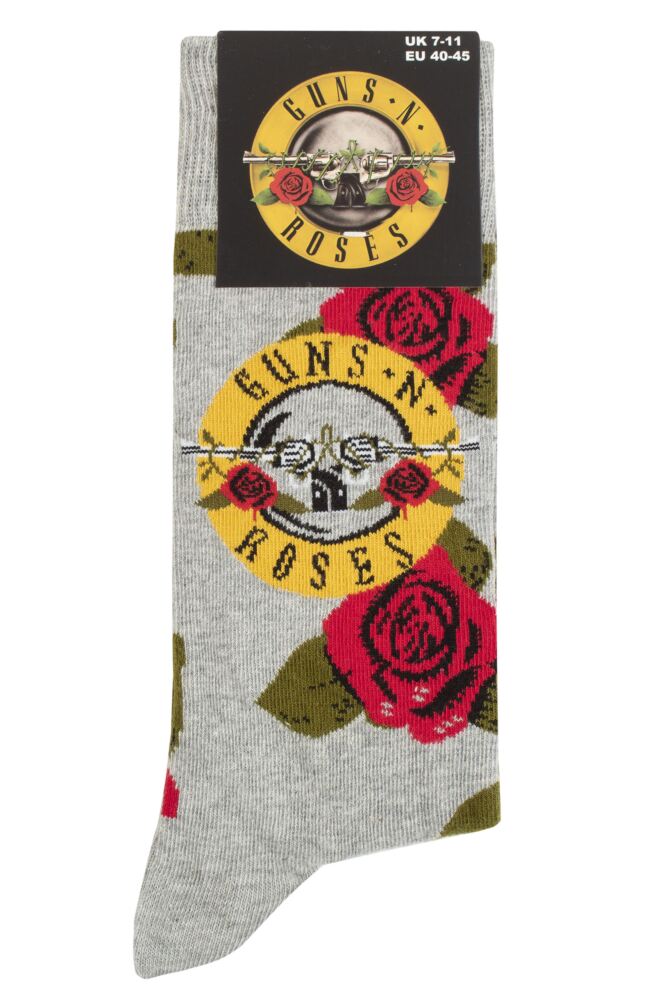 SOCKSHOP Mens & Womens Cotton Music Collection Guns N' Roses Socks