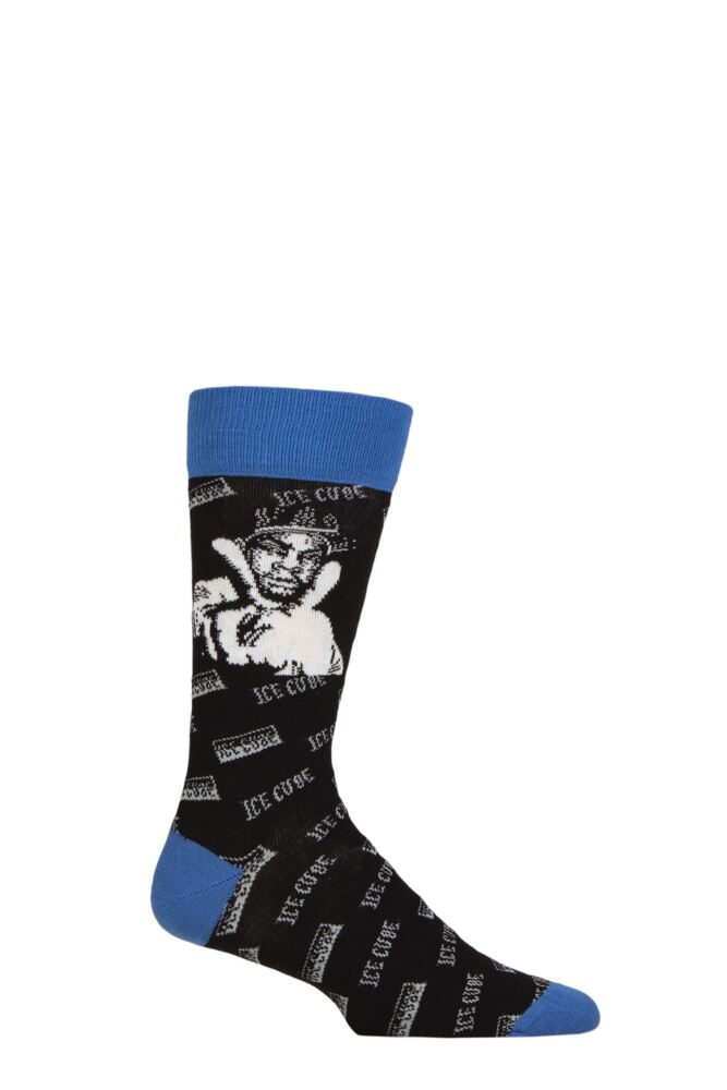 SOCKSHOP Mens & Womens Cotton Music Collection Ice Cube Socks