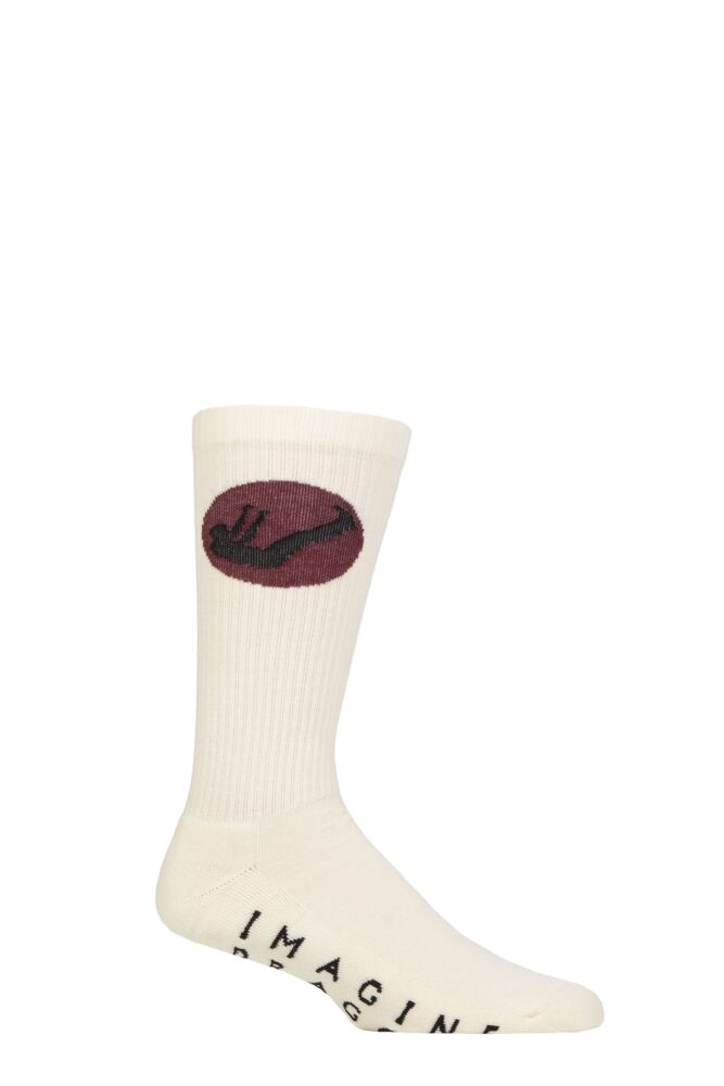 SOCKSHOP Mens & Womens Cotton Music Collection Imagine Dragons Socks