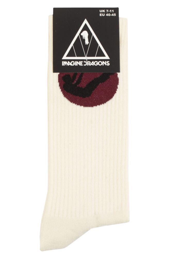 SOCKSHOP Mens & Womens Cotton Music Collection Imagine Dragons Socks