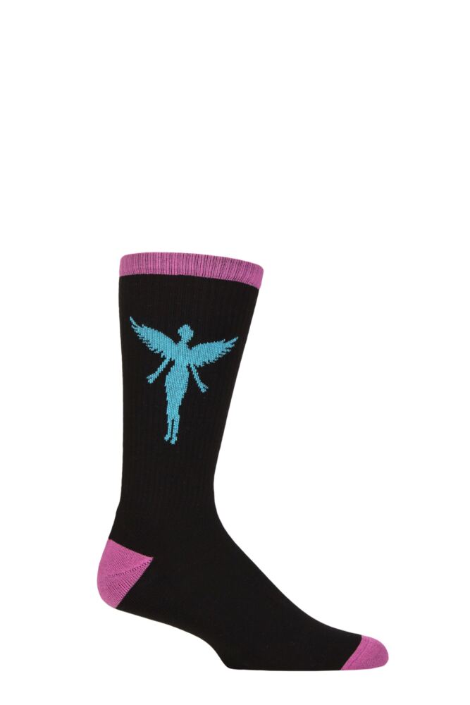 SOCKSHOP Mens & Womens Cotton Music Collection Nirvana Socks