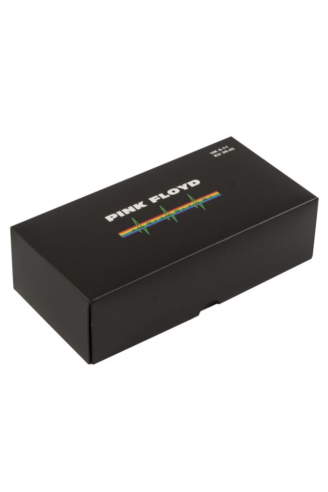SOCKSHOP Mens & Womens Cotton Music Collection Pink Floyd Socks 3-Pair Gift Box