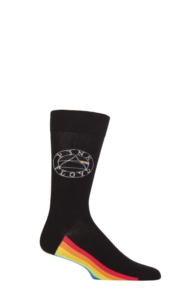 SOCKSHOP Mens & Womens Cotton Music Collection Pink Floyd Socks