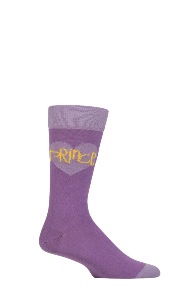 SOCKSHOP Mens & Womens Cotton Music Collection Prince Socks