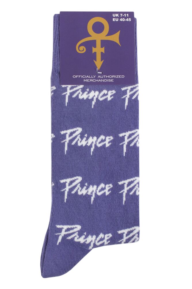 SOCKSHOP Mens & Womens Cotton Music Collection Prince Socks