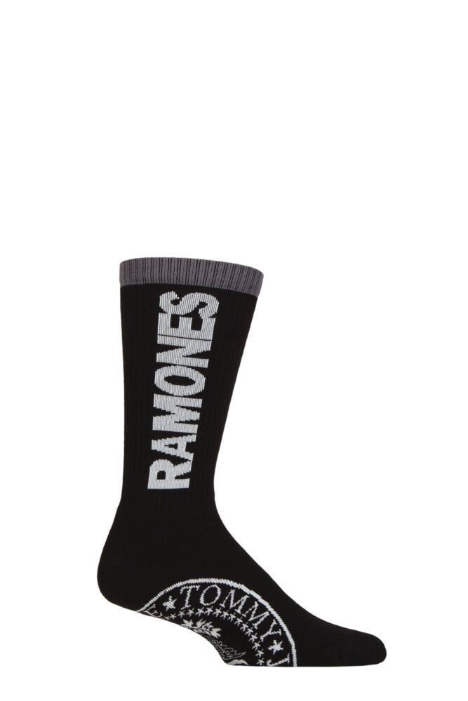 SOCKSHOP Mens & Womens Cotton Music Collection Ramones Socks